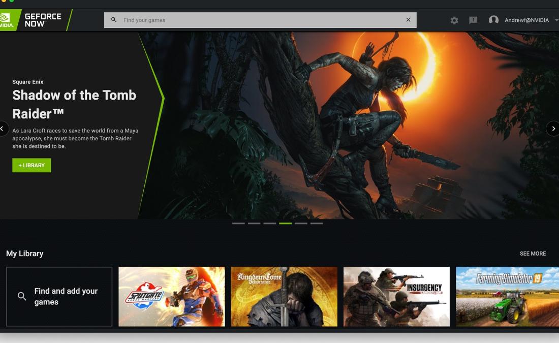 Nvidias cloud gaming platform gets a more userfriendly redesign